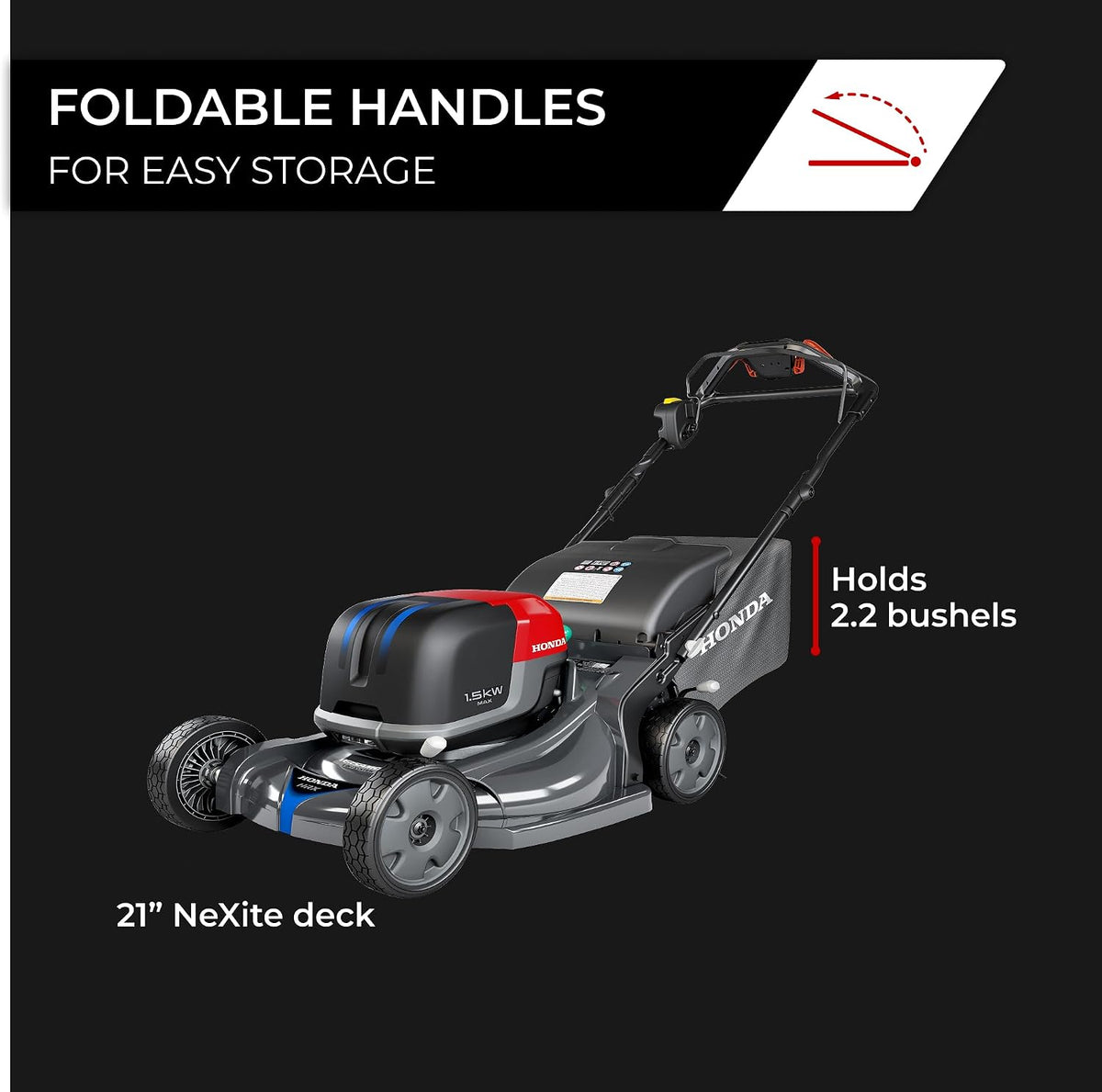 Honda HRX-BE 21-Inch Walk Behind Battery Powered Lawn Mower (HRX217YXBEXA6)