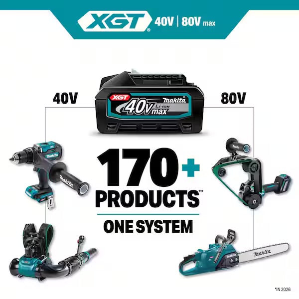Makita 40V max XGT BL4040F 4.0Ah Tabless High Power Battery