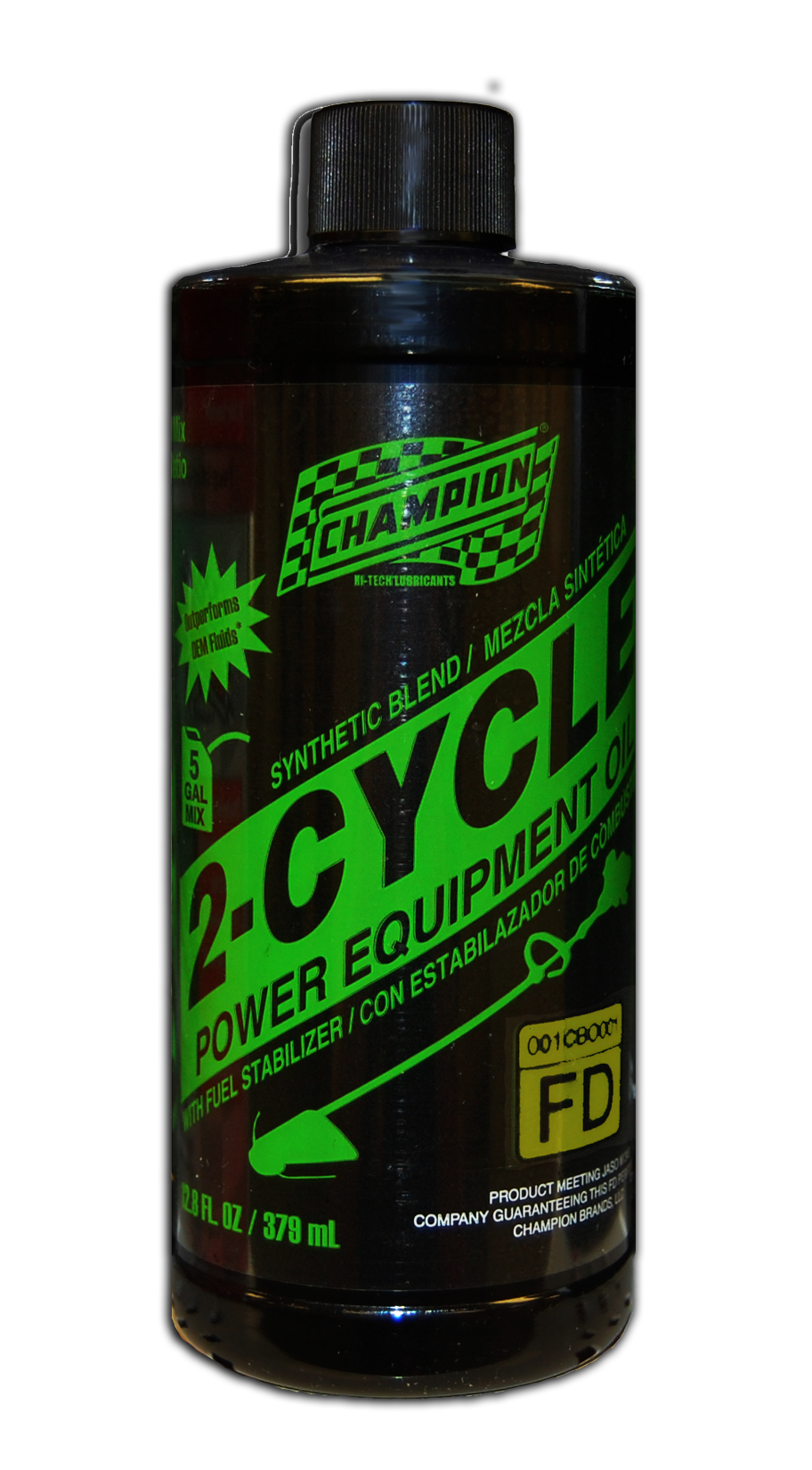 Champion 2-Cycle Power Equipment Oil 12.8 FL OZ Bottle (Green)