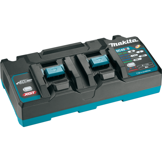 Cargador óptimo rápido de doble puerto XGT de 40 V máx. Makita