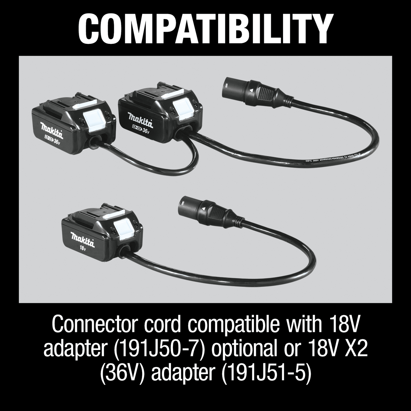 Makita - Makita PDC01 ConnectX™, LXT®, LXT® X2 and XGT® Portable Backpack Power Supply - B&R Lawnmower Shop